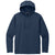 TravisMathew Men's Blue Nights Heather Balboa Hoodied Full-Zip Jacket