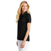 TravisMathew Women's Black Oceanside Solid Polo