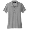 TravisMathew Women's Quiet Shade Grey Heather Oceanside Heather Polo