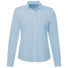 UNTUCKit Women's Frost Blue Bella Long Sleeve Shirt