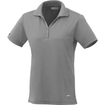 Elevate Women's Steel Grey Moreno Short Sleeve Polo