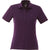 Elevate Women's Dark Plum Dade Short Sleeve Polo