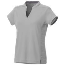 Elevate Women's Silver Piedmont Short Sleeve Polo