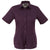 Elevate Women's Dark Plum Stirling Short Sleeve Shirt