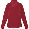 Elevate Women's Vintage Red Caltech Knit Quarter Zip