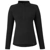 Trimark Women's Black Evans Eco Knit Performance Half Zip