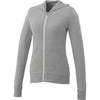 Elevate Women's Heather Grey Garner Knit Full Zip Hoodie