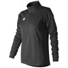 New Balance Women's Team Black Lightweight Solid Half Zip