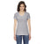 American Apparel Women's Athletic Grey Triblend Short-Sleeve Track T-Shirt