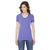 American Apparel Women's Tri Orchid Triblend Short-Sleeve Track T-Shirt