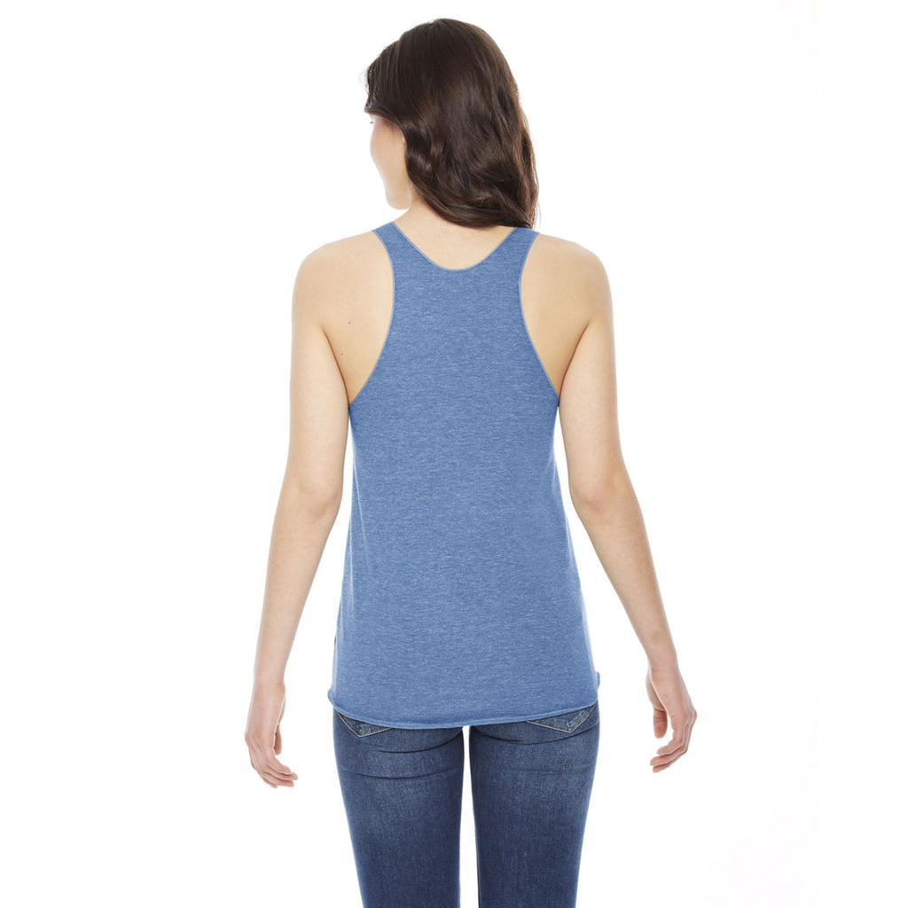 American Apparel Women's Athletic Blue Racerback Tank