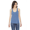 American Apparel Women's Athletic Blue Racerback Tank