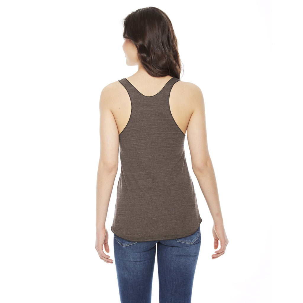 American Apparel Women's Triblend Coffee Racerback Tank