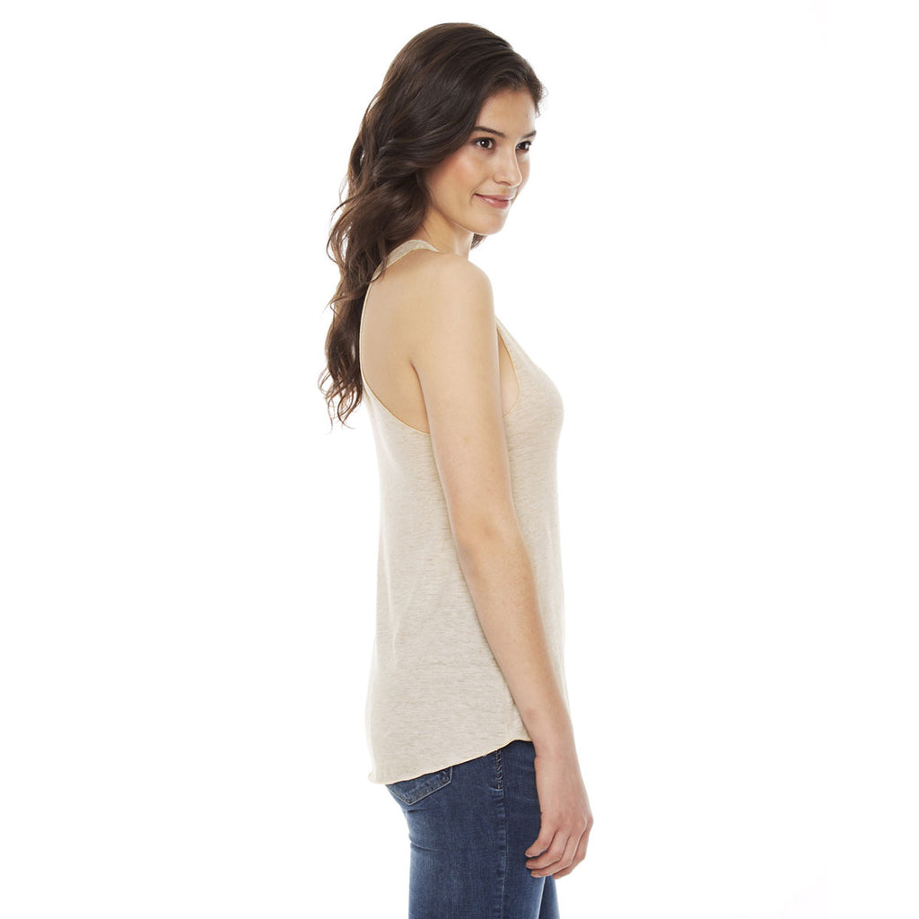 American Apparel Women's Triblend Oatmeal Racerback Tank