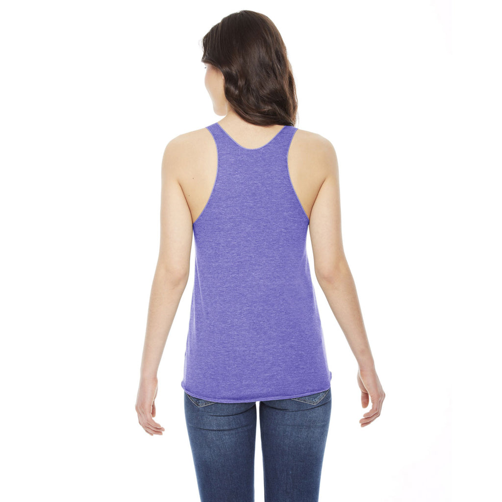 American Apparel Women's Triblend Orchid Racerback Tank