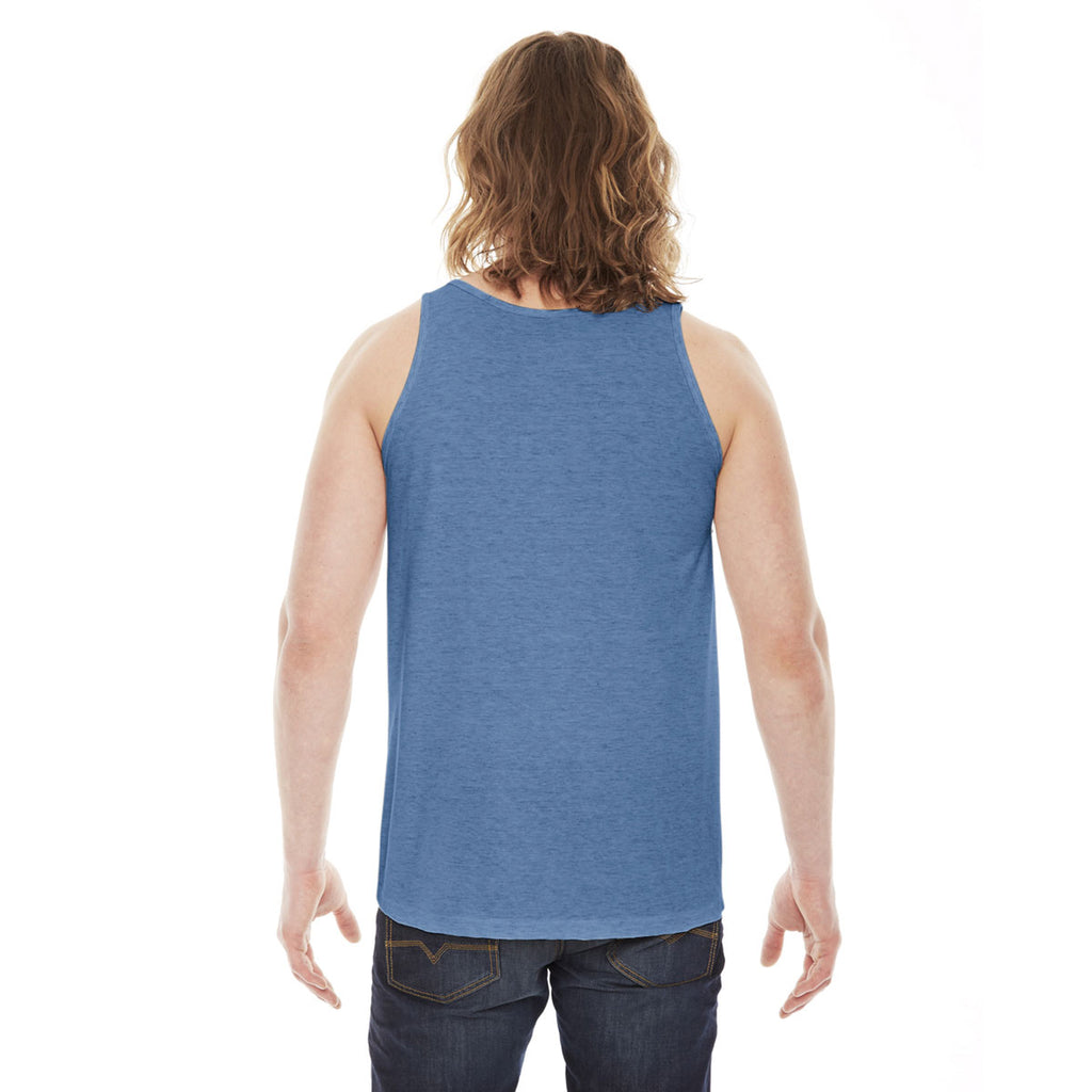 American Apparel Unisex Athletic Blue Tank