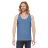 American Apparel Unisex Athletic Blue Tank