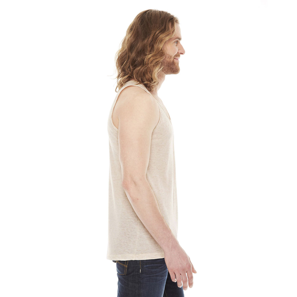 American Apparel Unisex Triblend Oatmeal Tank