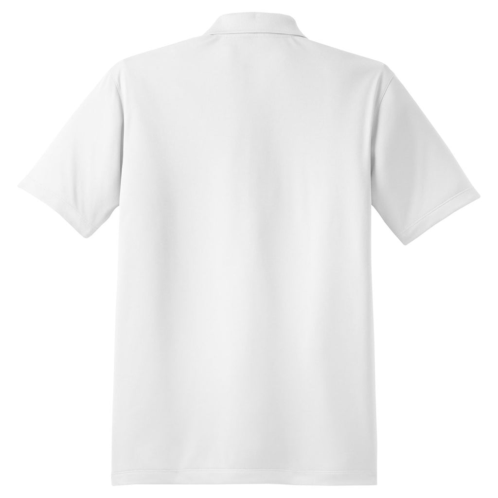 Sport-Tek Men's White Tall Micropique Sport-Wick Polo