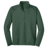 Sport-Tek Men's Forest Green Tall Sport-Wick Stretch 1/2-Zip Pullover