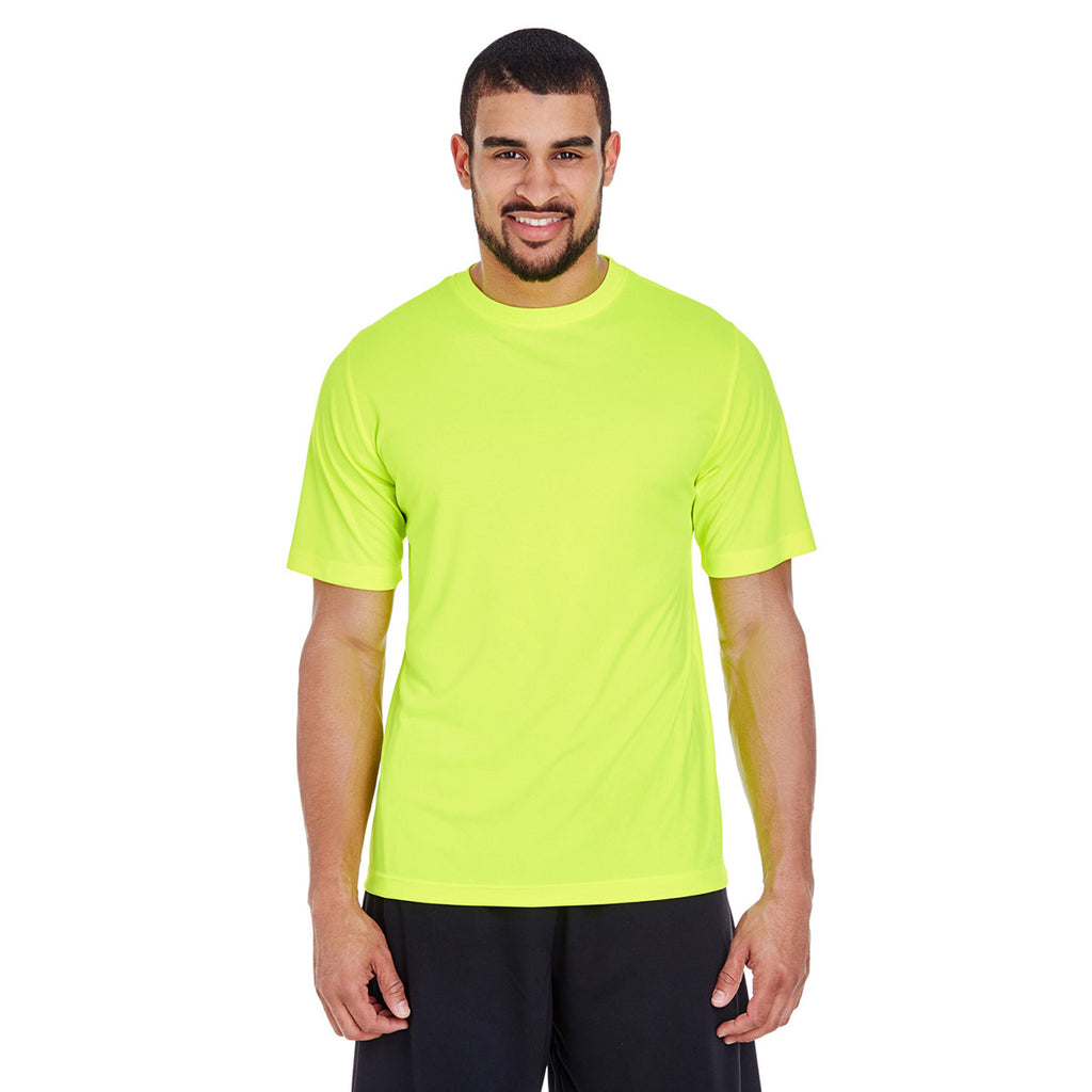 Team 365 Men's Safety Yellow Zone Performance T-Shirt