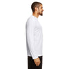 Team 365 Men's White Zone Performance Long-Sleeve T-Shirt