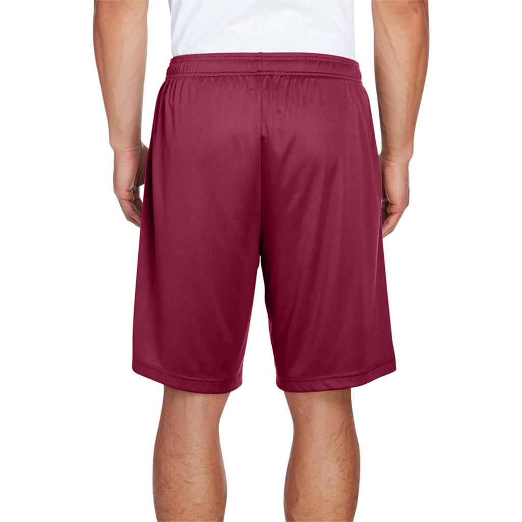 Team 365 Men's Sport Maroon Zone Performance Shorts