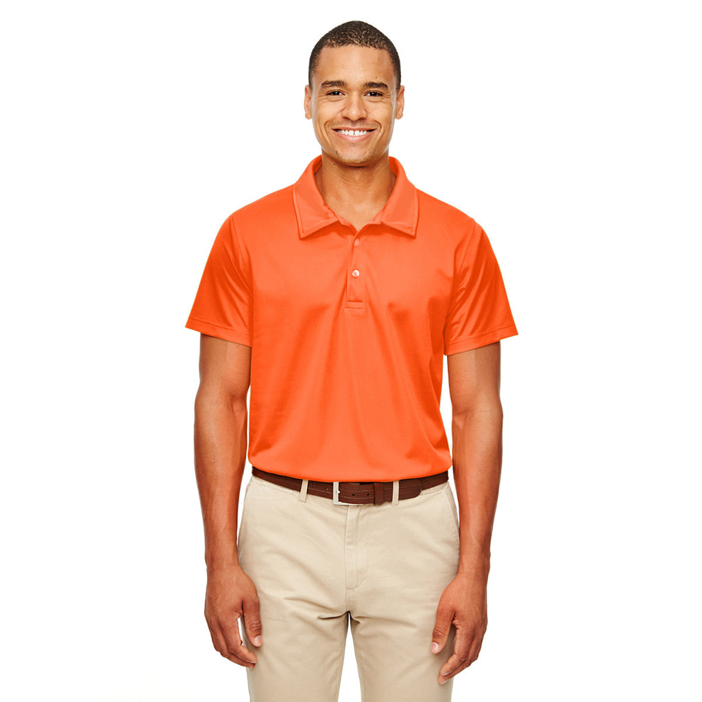 Team 365 Men's Sport Orange Command Snag-Protection Polo