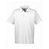 Team 365 Men's White Command Snag-Protection Polo