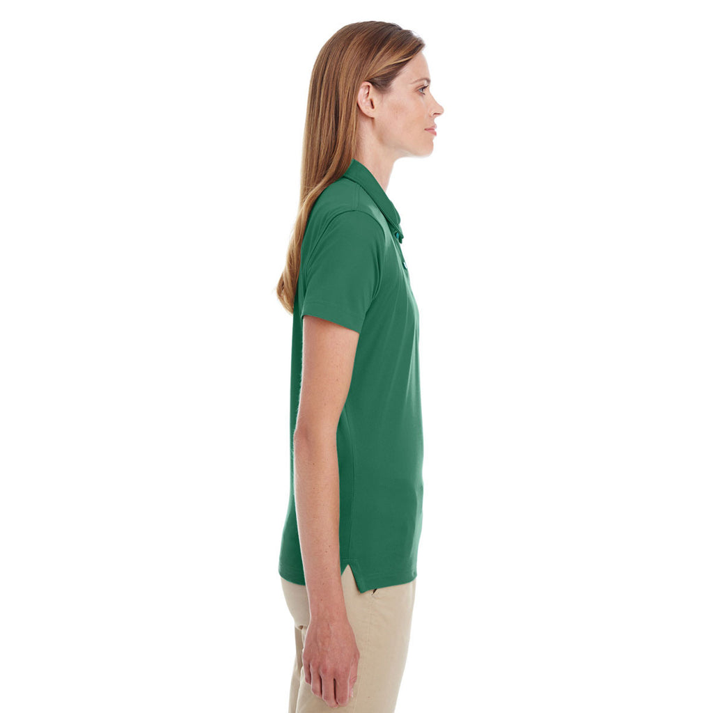 Team 365 Women's Sport Dark Green Command Snag-Protection Polo