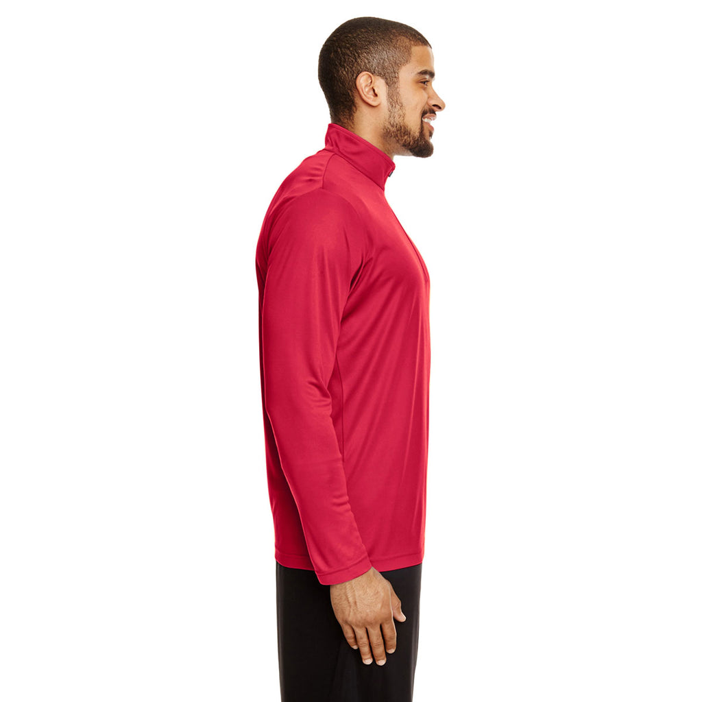 Team 365 Men's Sport Red Zone Performance Quarter-Zip