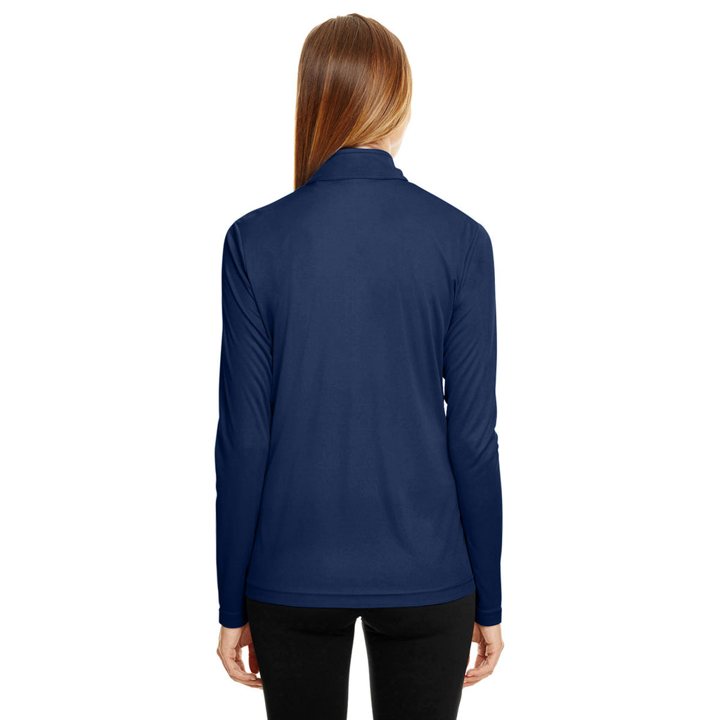 Team 365 Women's Sport Dark Navy Zone Performance Quarter-Zip