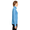 Team 365 Women's Sport Light Blue Zone Performance Quarter-Zip