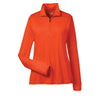 Team 365 Women's Sport Orange Zone Performance Quarter-Zip