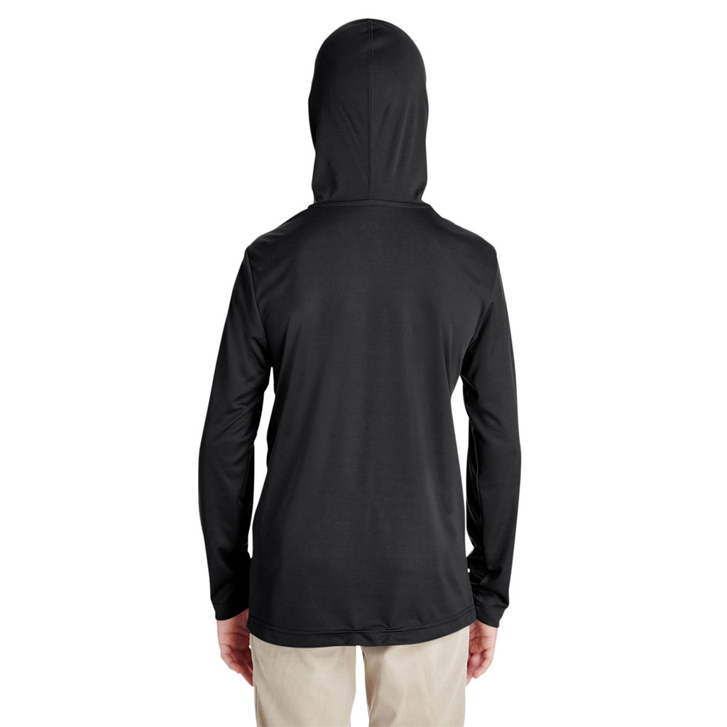 Team 365 Youth Black Zone Performance Hoodie