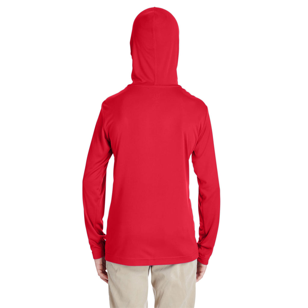 Team 365 Youth Sport Red Zone Performance Hoodie