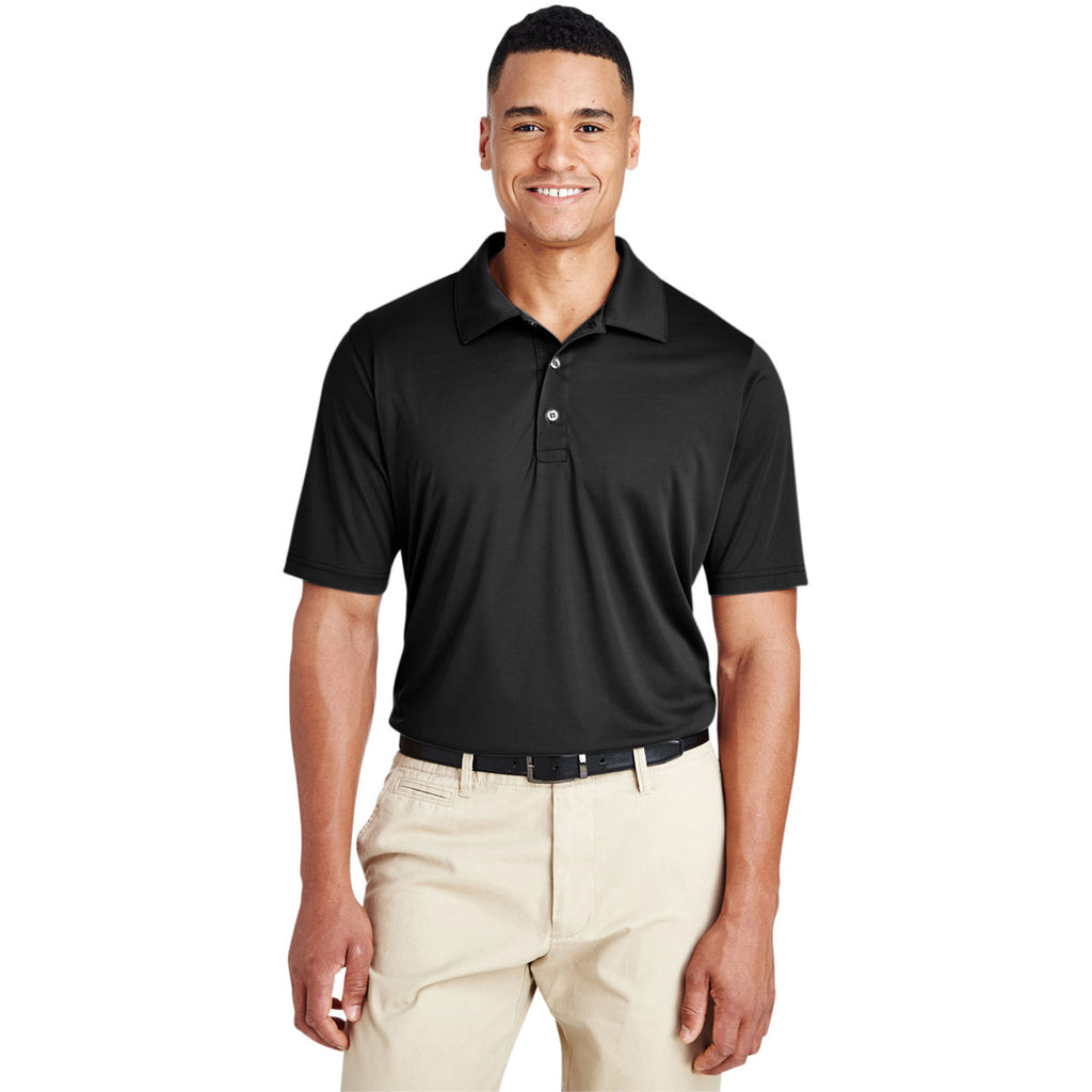 Team 365 Men's Black Tall Zone Performance Polo