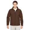 Team 365 Men's Sport Dark Brown Conquest Jacket with Mesh Lining