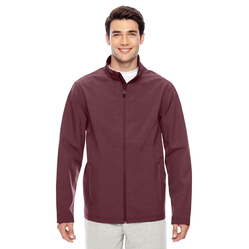 Team 365 Men's Sport Dark Maroon Leader Soft Shell Jacket