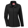 Team 365 Women's Black Leader Soft Shell Jacket