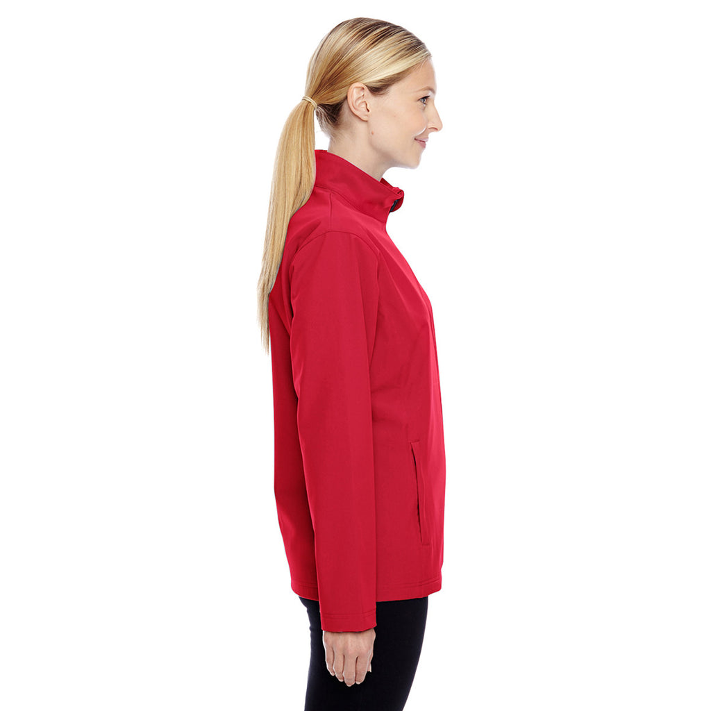 Team 365 Women's Sport Red Leader Soft Shell Jacket