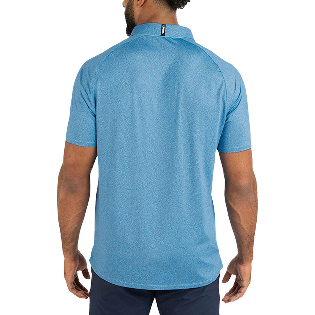 UNRL Men's Ocean Blue Turing Polo