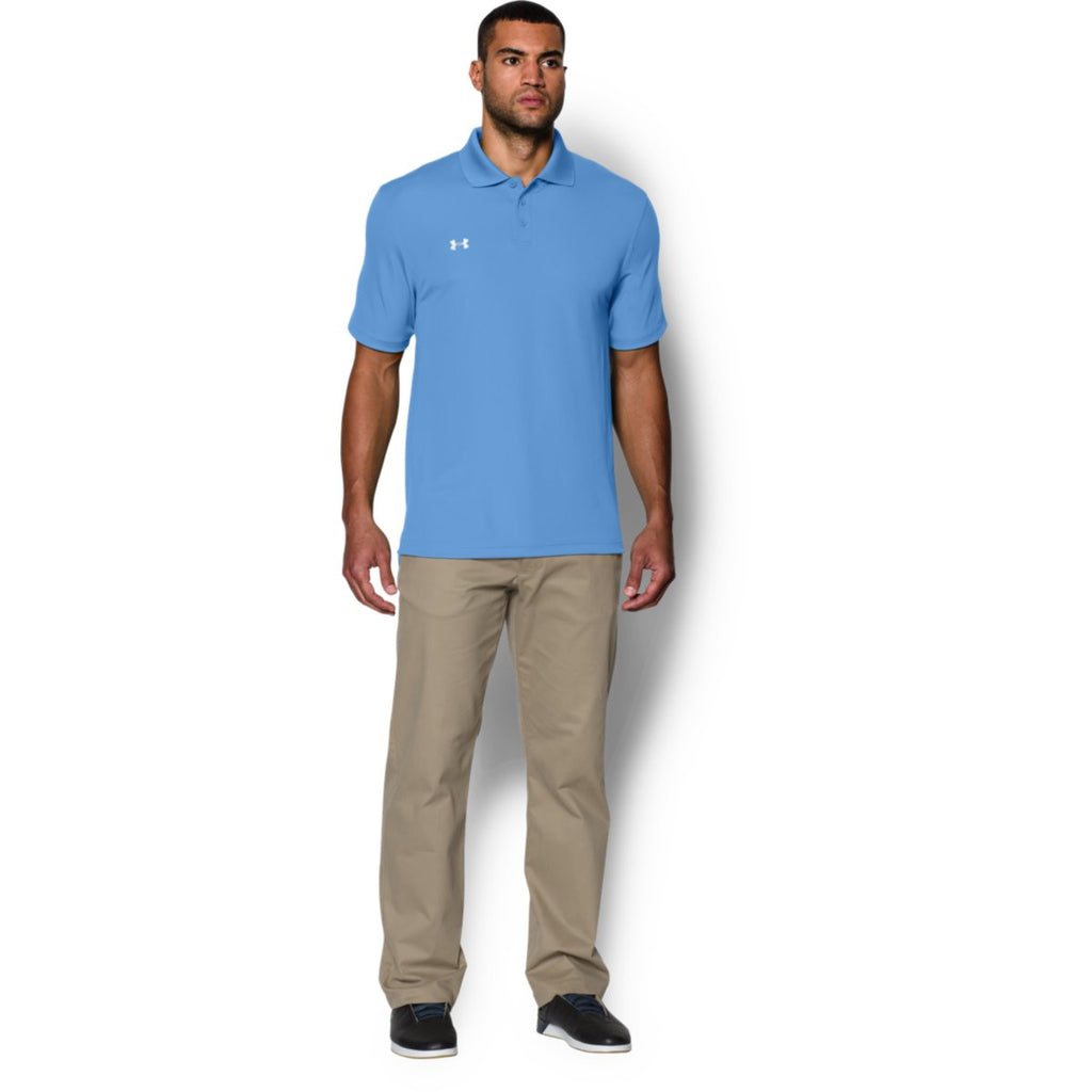 Under Armour Men's Carolina Blue Performance Team Polo