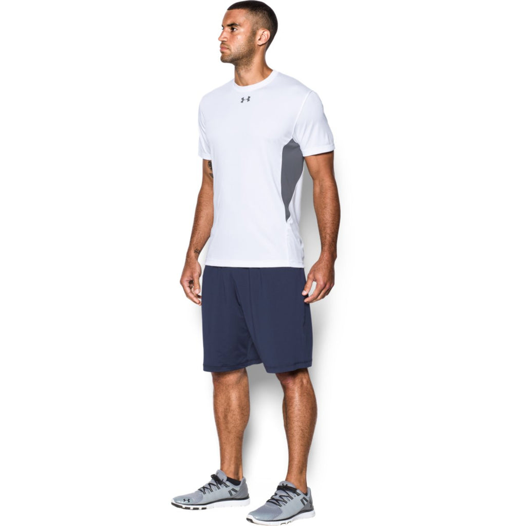 Under Armour Men's White Zone S/S T-Shirt