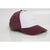 Pacific Headwear Maroon/White Vintage Buckle Strap Adjustable Cap