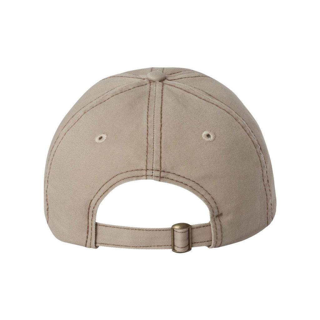 Valucap Khaki/Brown Classic Dad's Cap