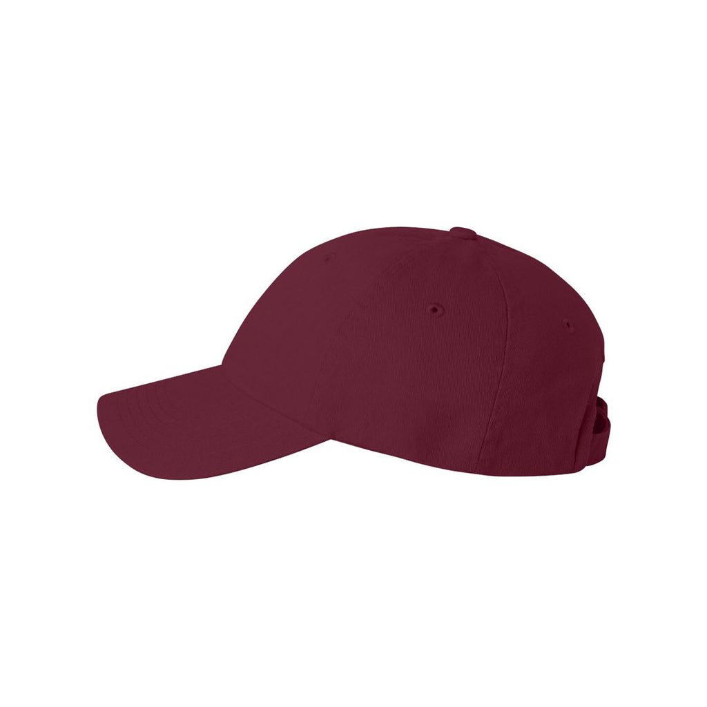 Valucap Maroon Classic Dad's Cap