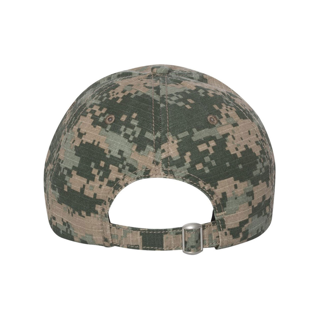 Valucap Olive Digital Camo Classic Dad's Cap