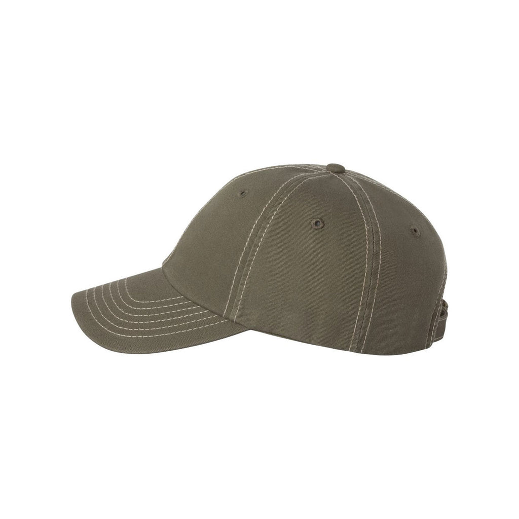 Valucap Olive/Stone Classic Dad's Cap