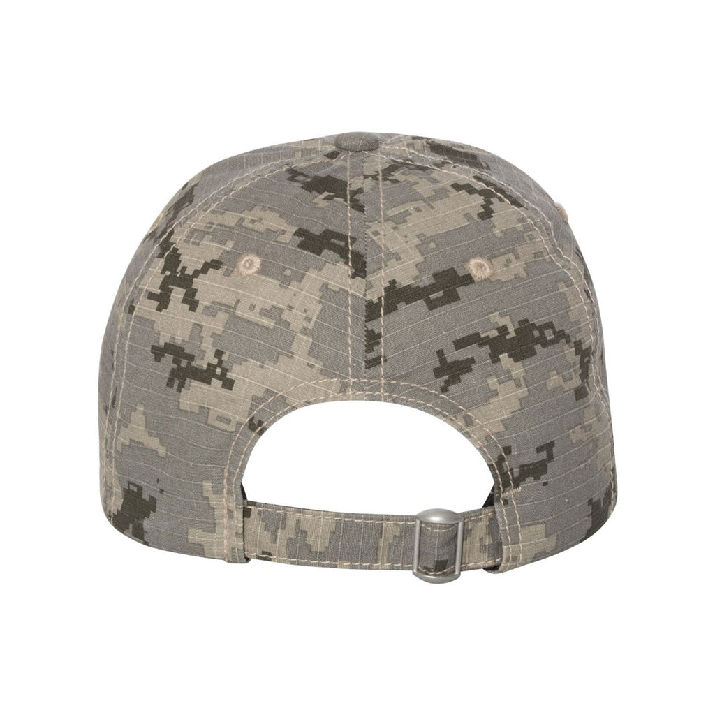 Valucap Sand Digital Camo Classic Dad's Cap